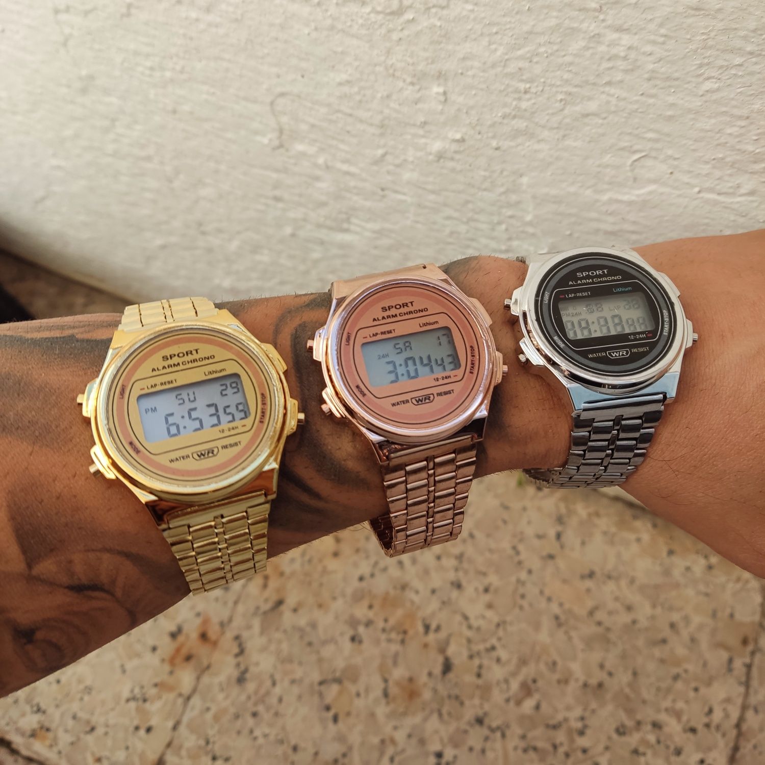 Relógios tipo Casio