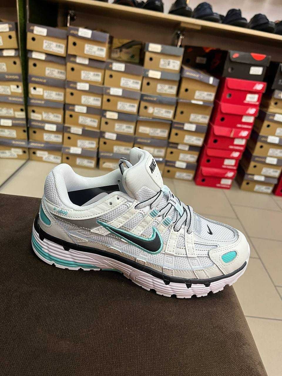 Nike P-6000 White Light Aqua