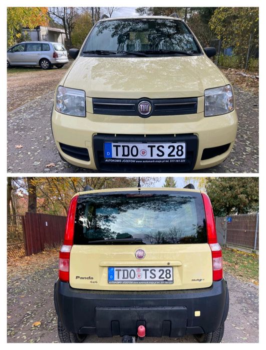 Fiat Panda 4x4 Klimatyzacja Hak 5-Drzwi Bez Korozji Świeży Serwis !