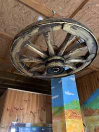 Продам старинное оригинально колесо из дерева