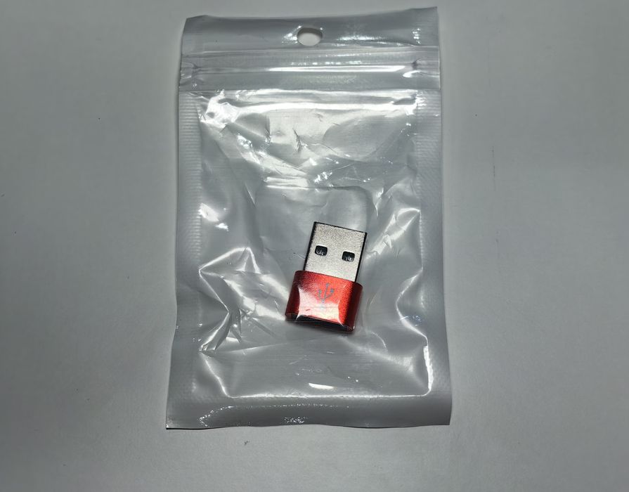 Przejściówka USB na Usb C Czerwona nowa DPD
