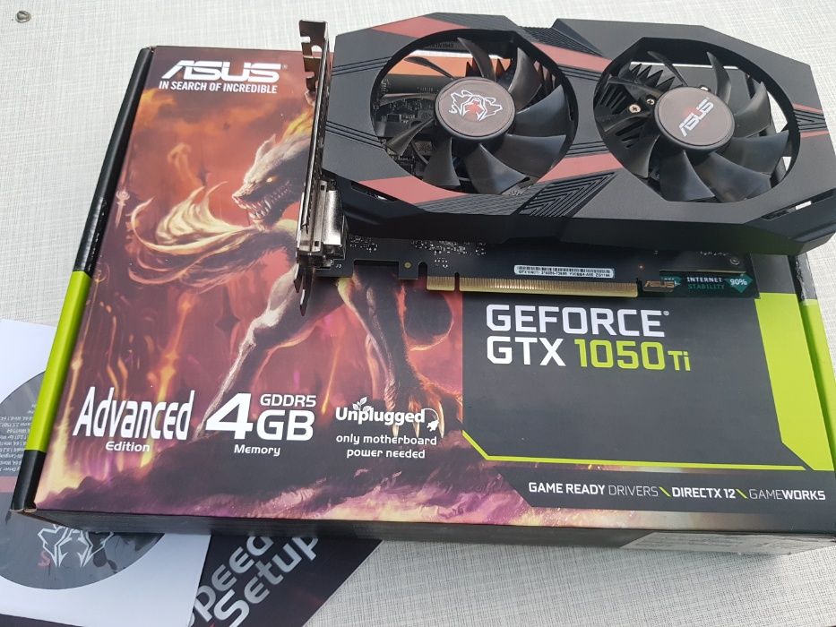 ASUS GeForce GTX 1050 Ti Cerberus 4GB GDDR5