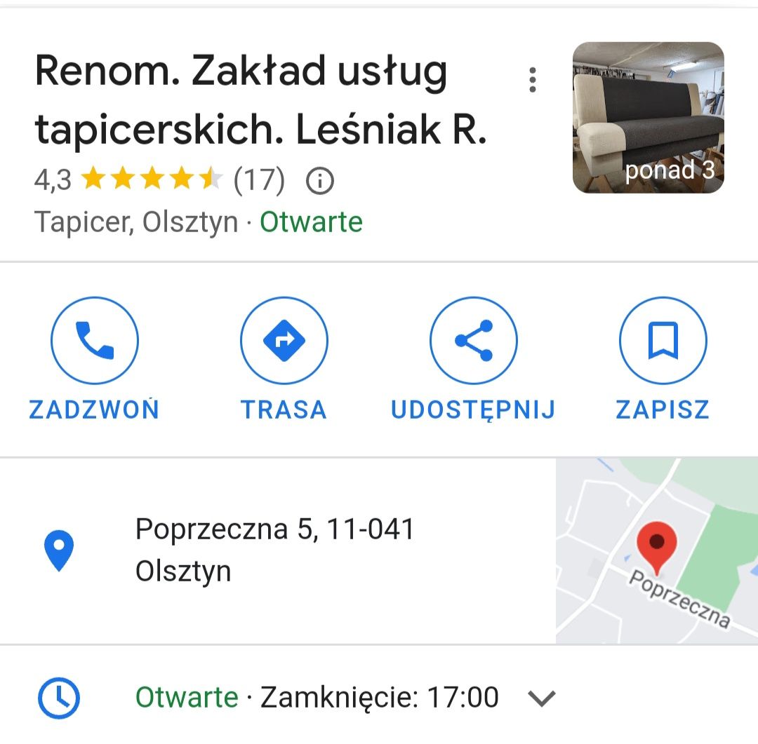 TAPICER Olsztyn Naprawa i Renowacja Mebli !