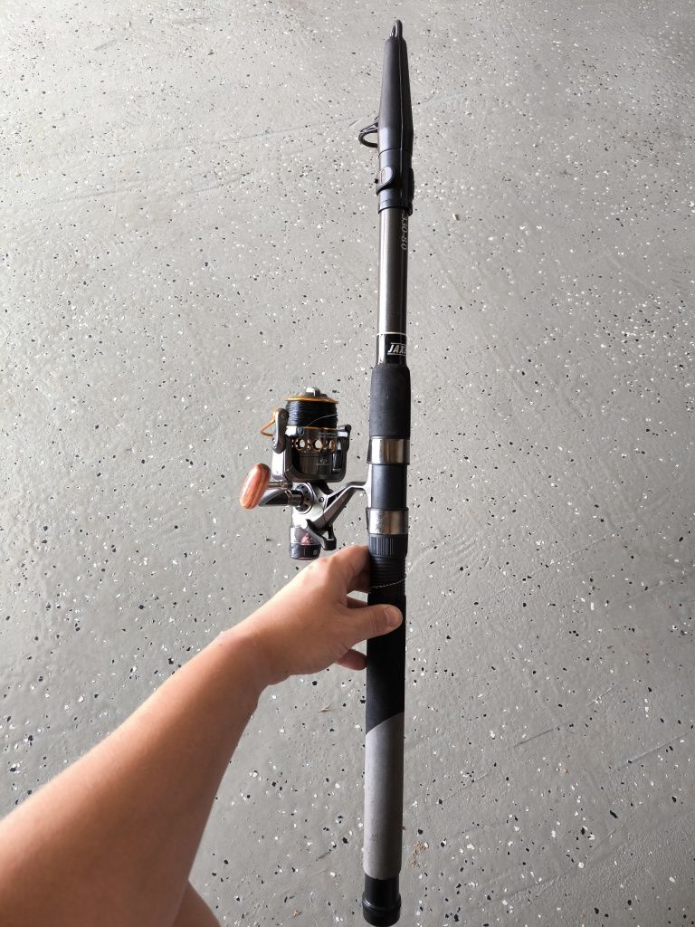 Wędka Jaxon tele Carp 360 plus kołowrotek MG50