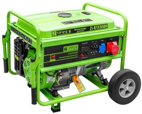 Новий бензиновий генератор Zipper ZI-STE5500, 5500 Вт, 230V/400V