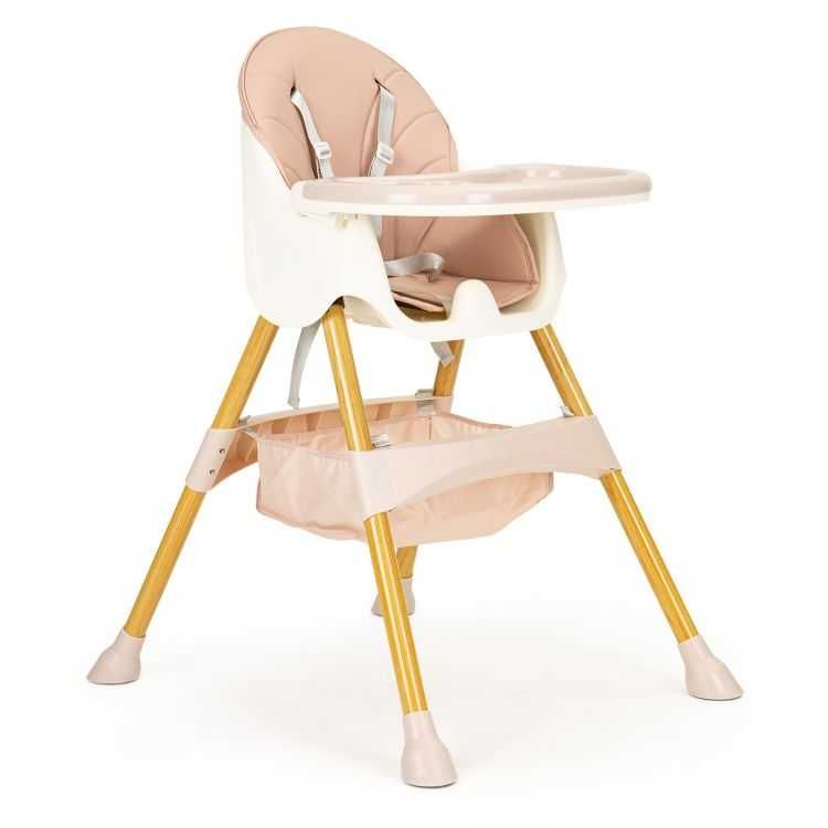 Fotelik krzesełko do karmienia dzieci wysokie 2w1