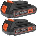 Black Decker Akumulator litowo-jonowy 18V 1,5Ah bateria BL1518 2szt