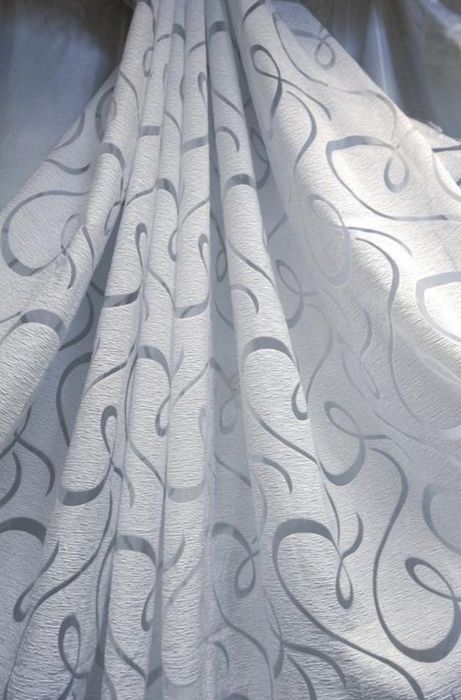 Тюль з візерунком, 5 м, мікрожатка.