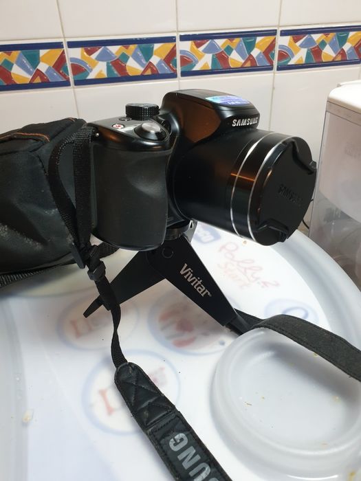 Samsung WB2100+Bolsa de armazenamento Tripé