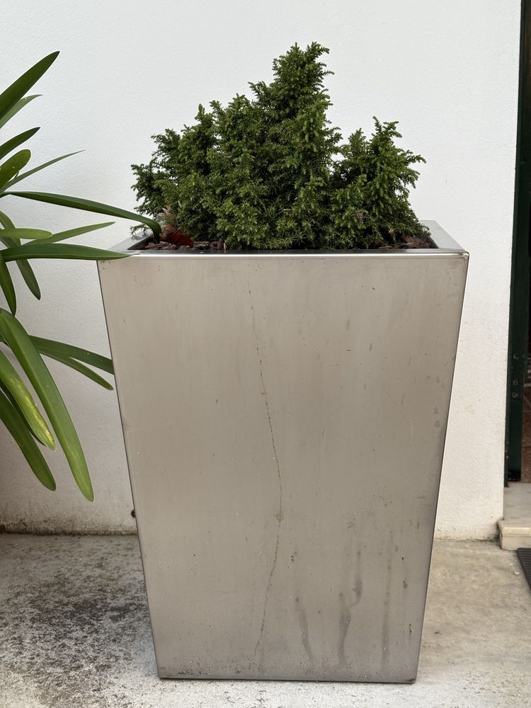 Vasos altos em inox