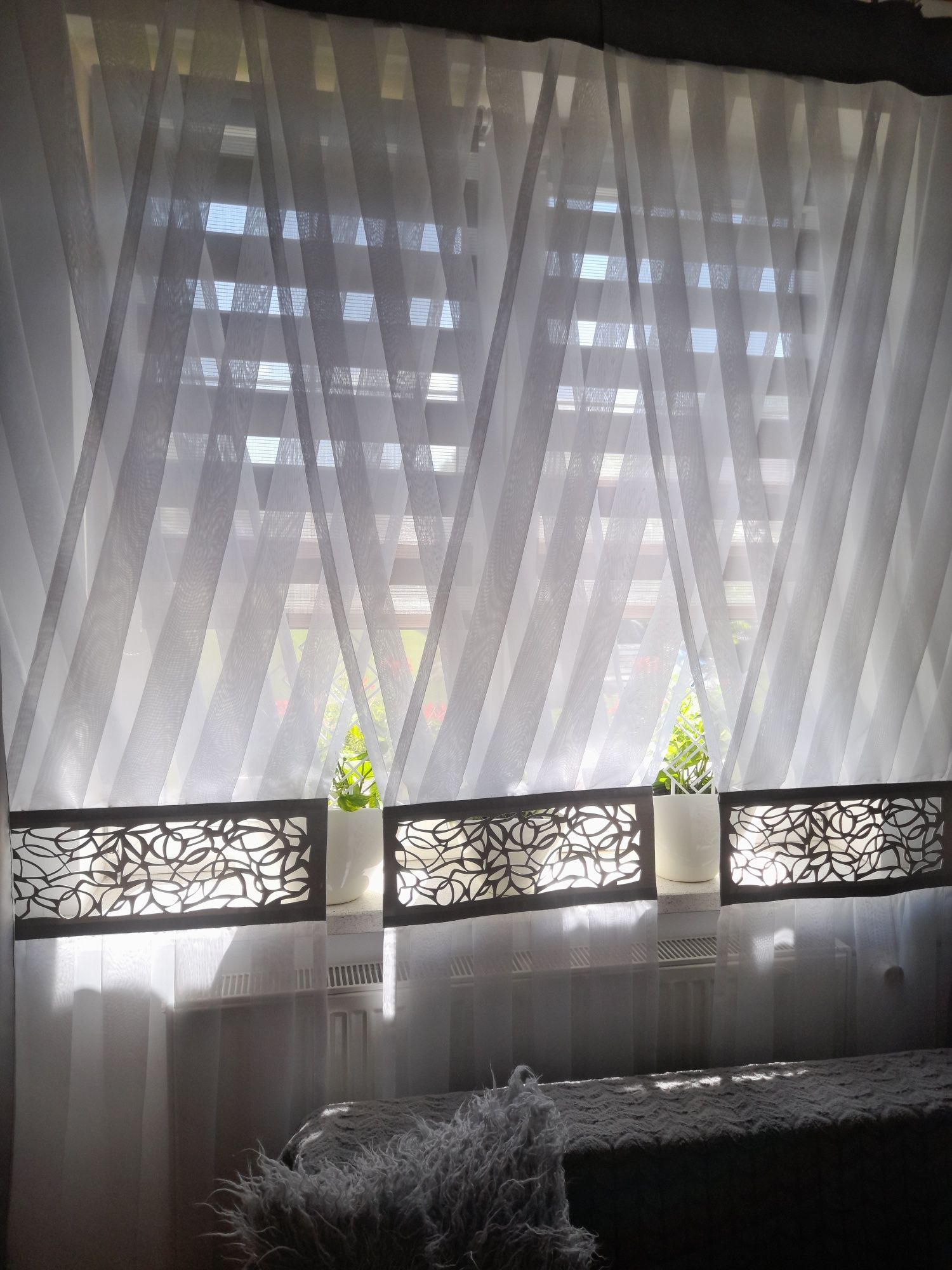 Panele,firany,V,3 szt.