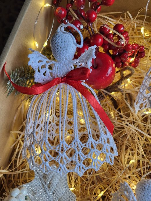 Aniołki szydełkowe handmade,  oryginalny prezent