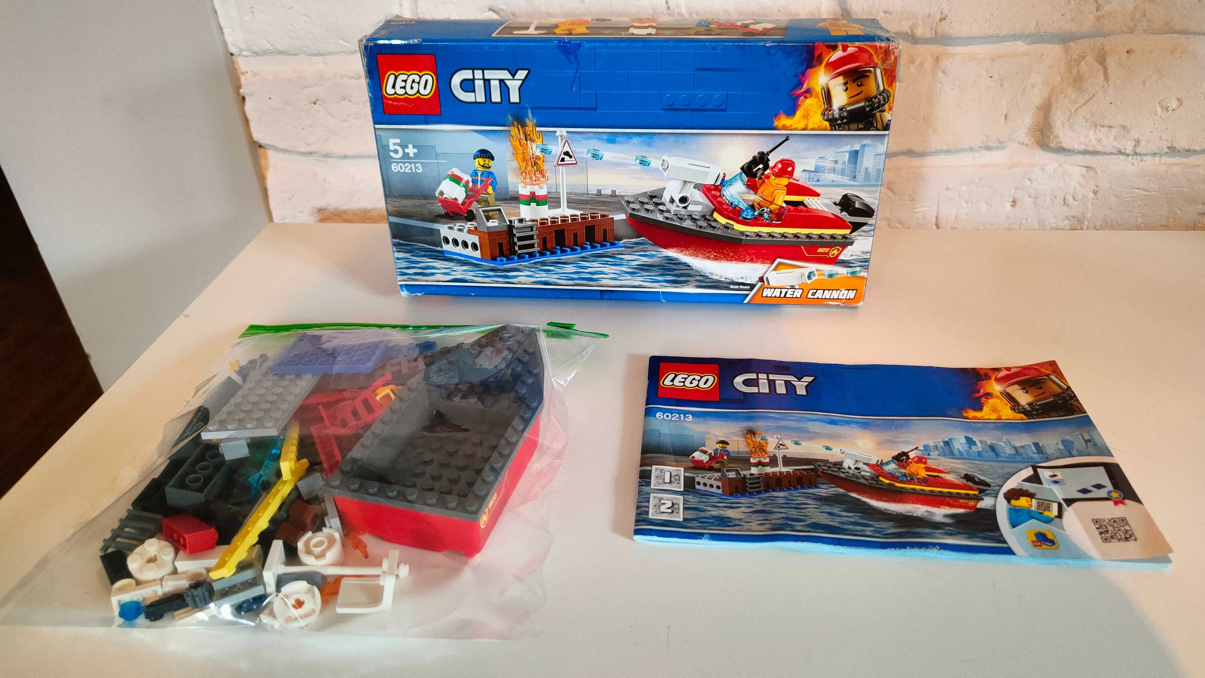 Zestaw Lego City Pożar w dokach