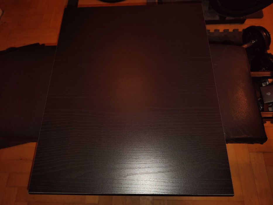 Blat do szafki nocnej lakierowany czarny jesion NAIA 2S