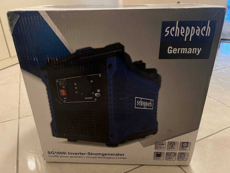 інверторний бензиновий генератор scheppach sg 1600i 1 квт