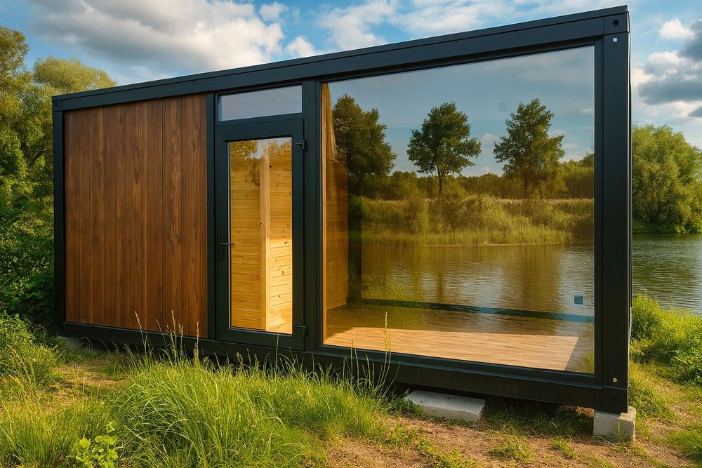 Na sprzedaż nowoczesny domek saunowy 6m x 3m