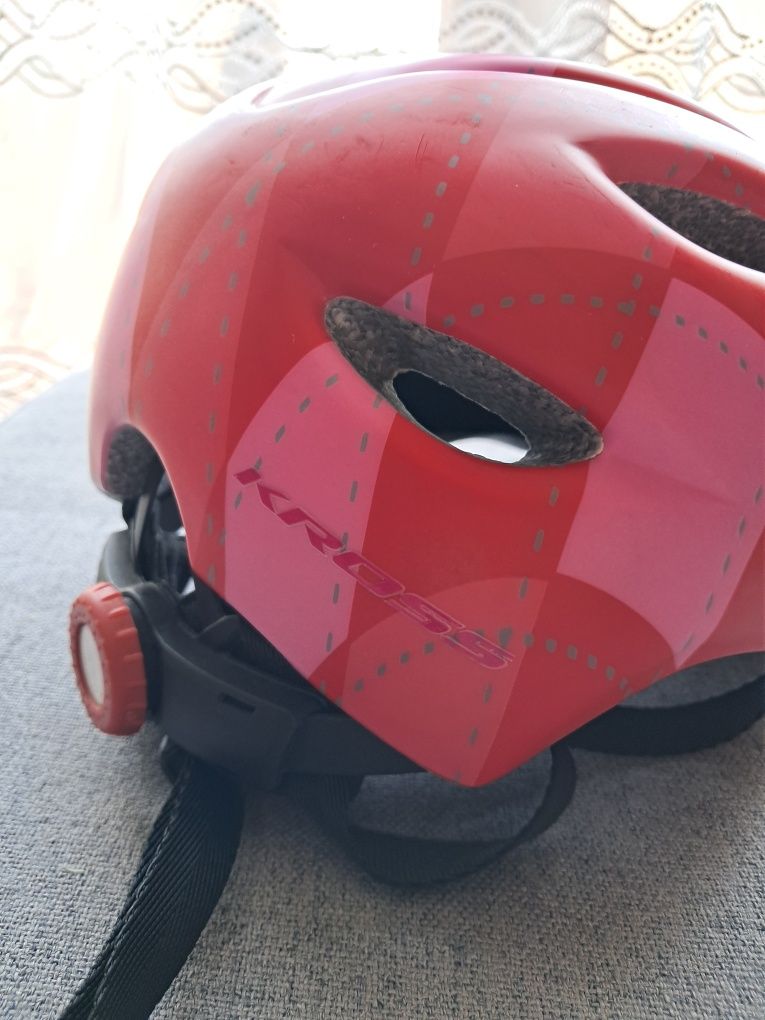 Kask rowerowy dla dziewczynki r. XS