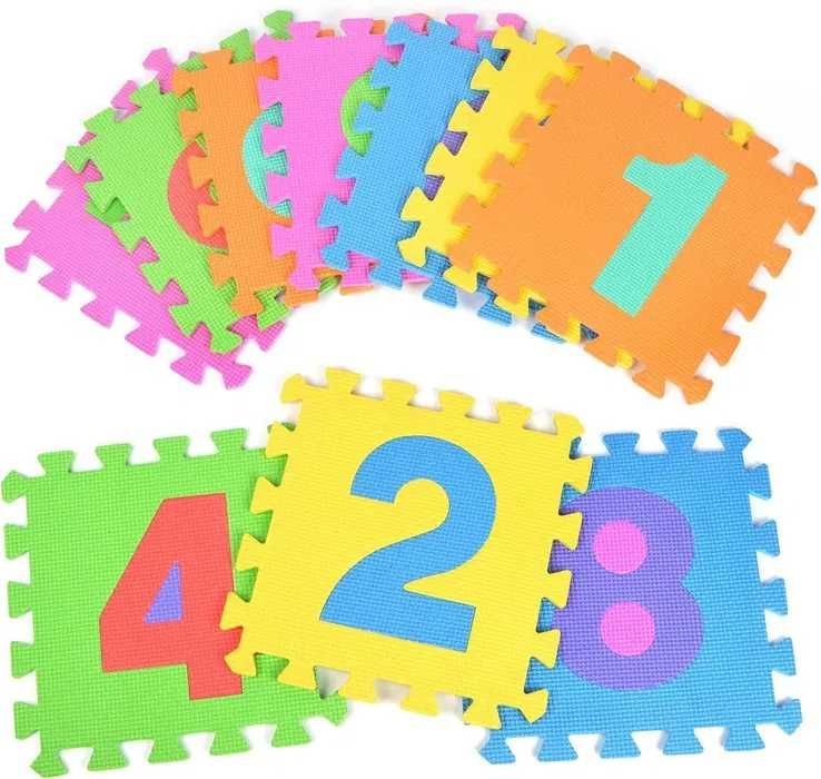 Mata Dla Dzieci / Mata Edukacyjna Piankowa 30 ELEMENTÓW 3W1 OCHRONNA