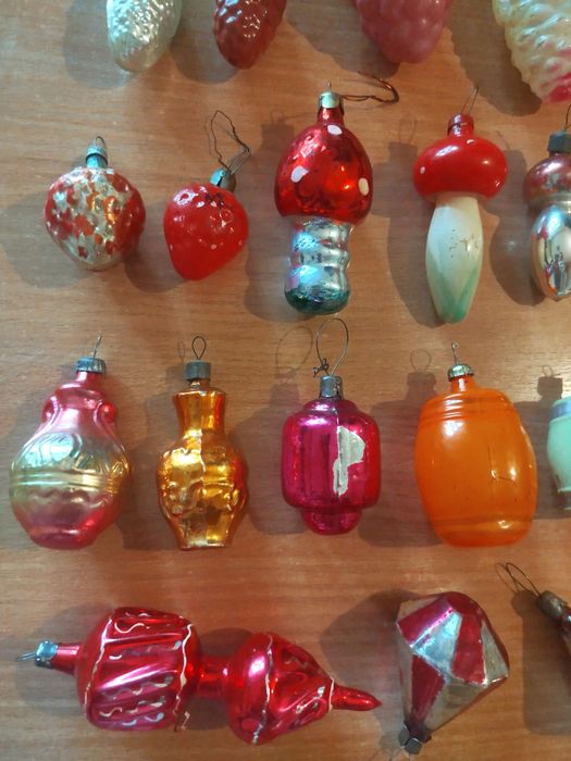 Ёлочные игрушки 40-60х годов прошлого века