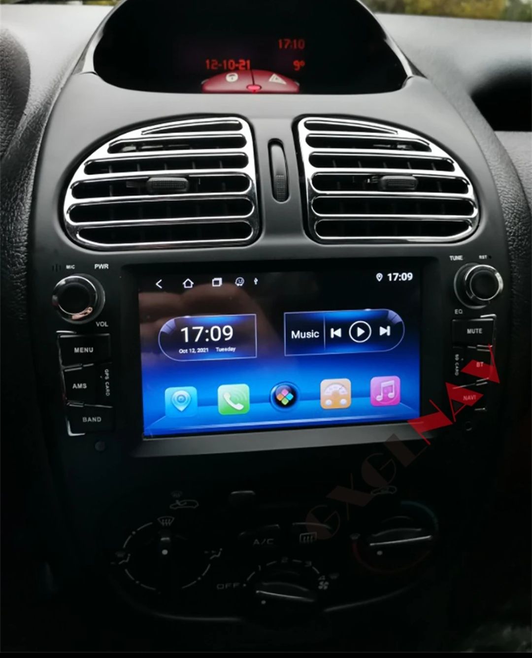 Rádio Android 12 com GPS Peugeot 206 (Artigo Novo)