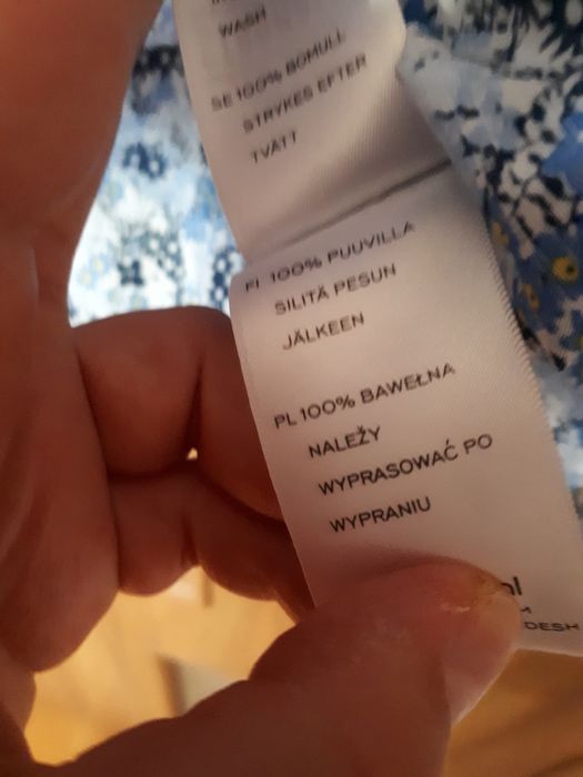 Koszula męska w kwiaty Strömberg 39/40