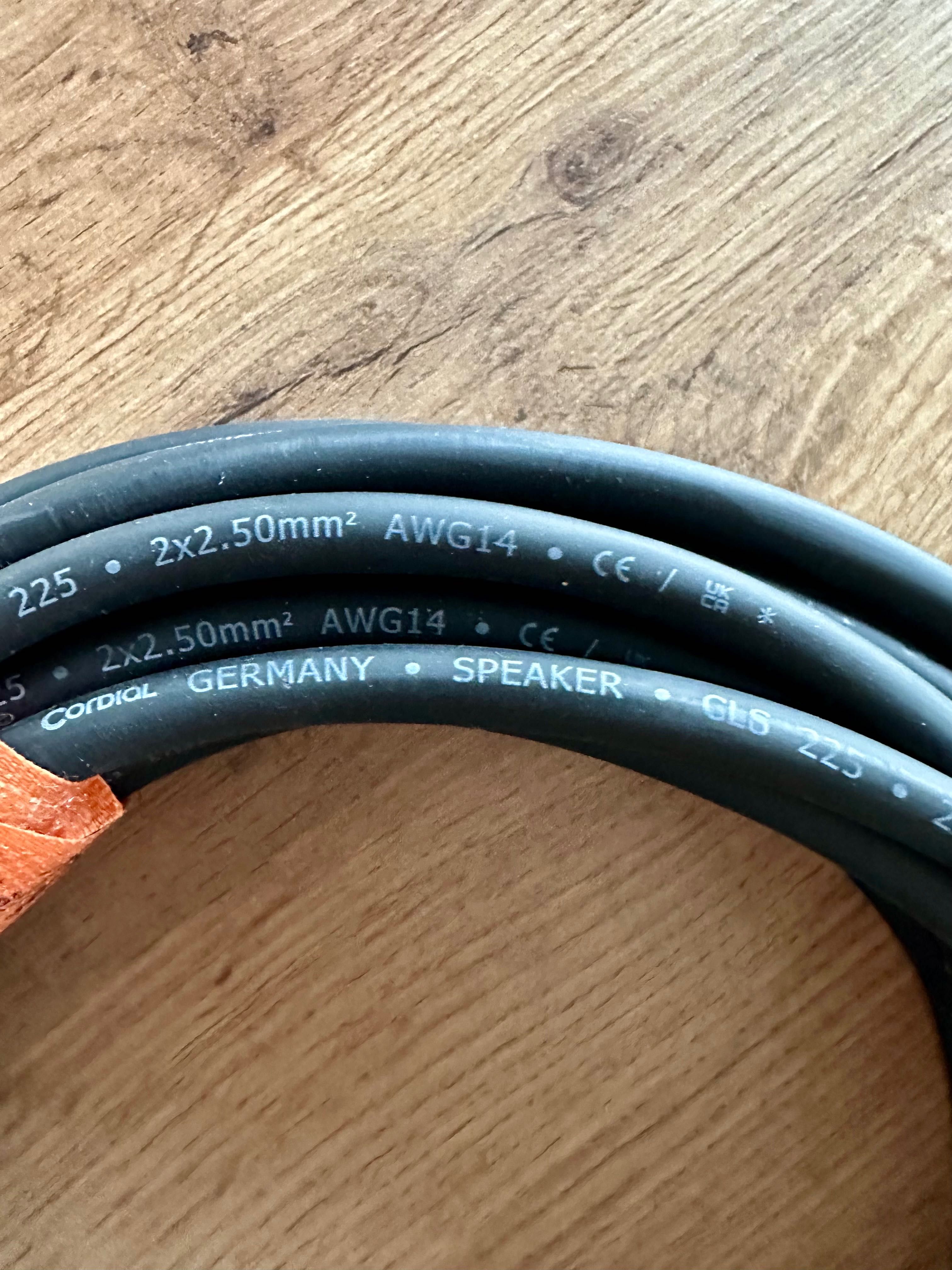 Kabel głośnikowy Cordial CLS 225 2x2,5mm. 12metr