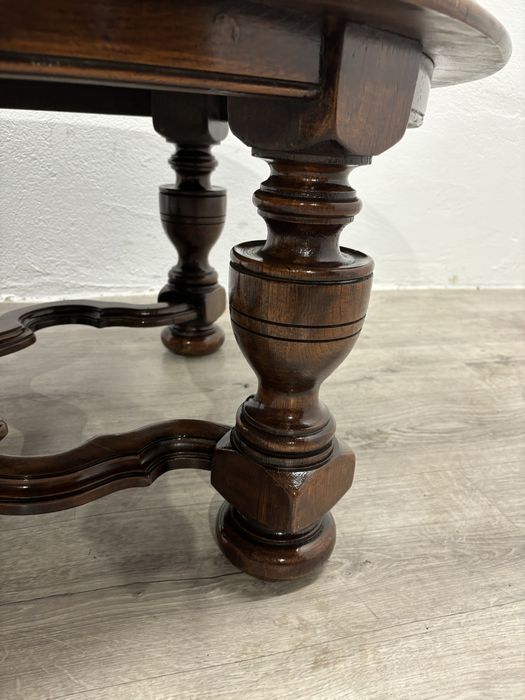 Duża solidna ława dębowa