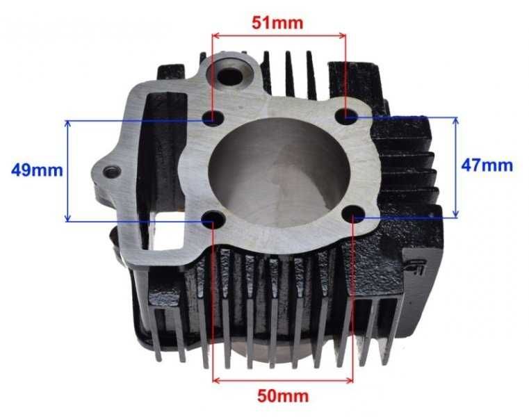 Cylinder do ATV 110 CC 4T 52,40 dolny  rozrusznik