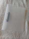 Capa de argolas transparente material escolar