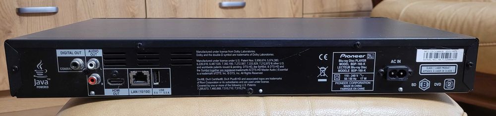 Pioneer BDP-160 Odtwarzacz Blu-Ray SACD HDMI pilot
