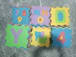Tapete espuma infantil - letras, números, animais, figuras