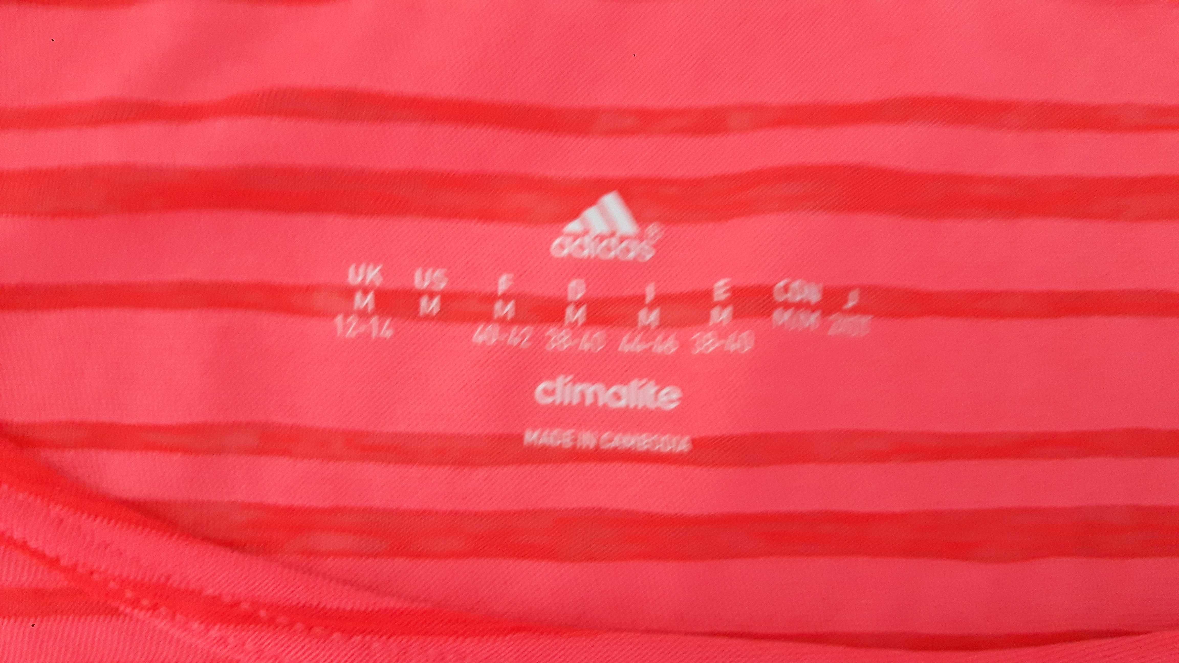 Koszulka jak nowa Adidas neonowy pomaranczowy, r. L