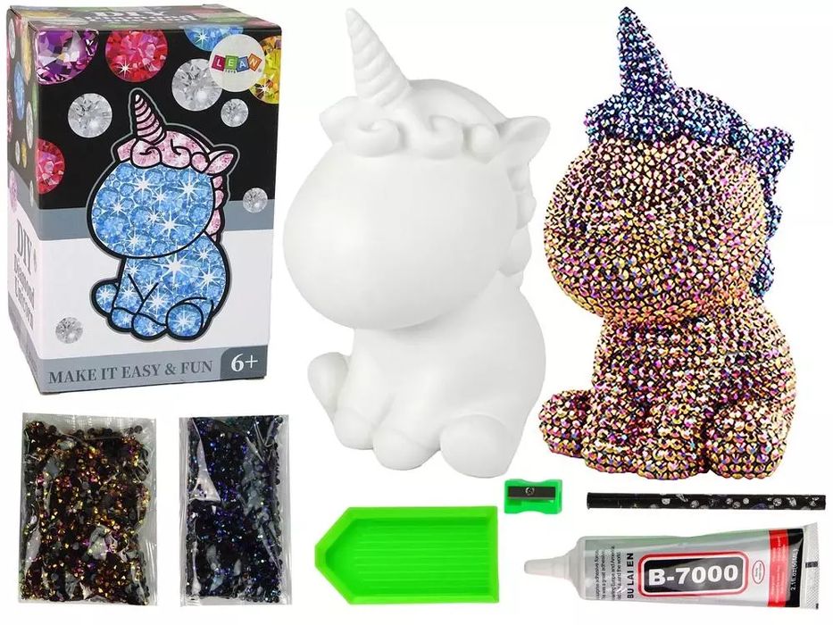 Zestaw DIY Diamentowy Jednorożec. Leantoys
