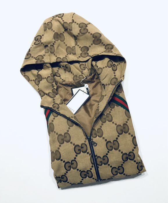 Jesienna kurtka meska Gucci kaptur