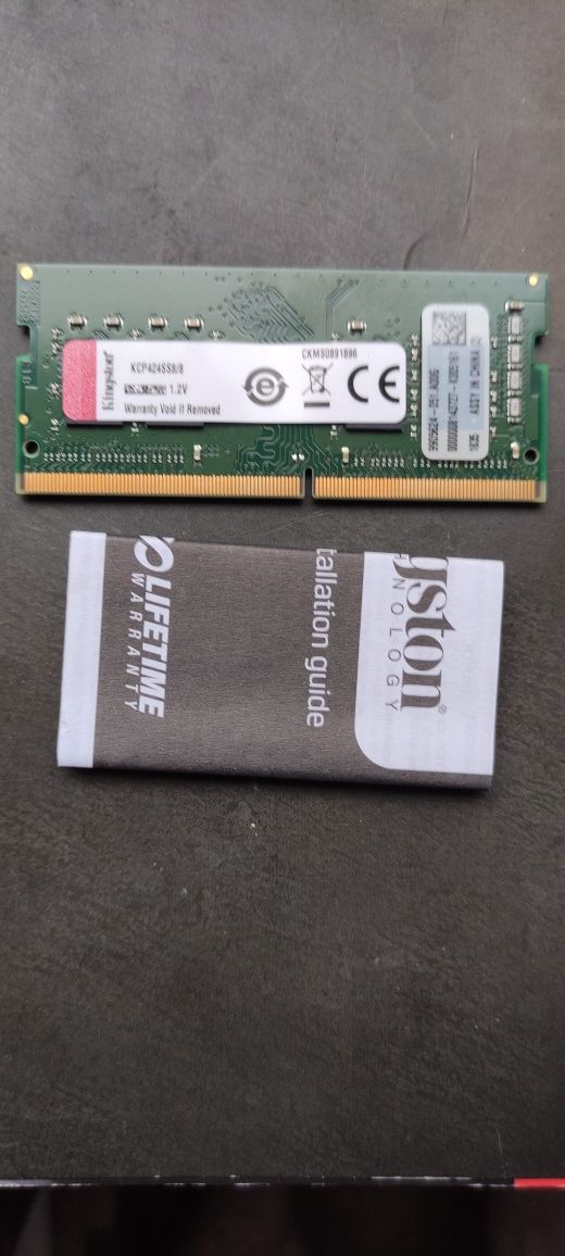 Оперативна пам'ять Kingston 8 GB SO-DIMM DDR4 2400 MHz (KCP424SS8 / 8)