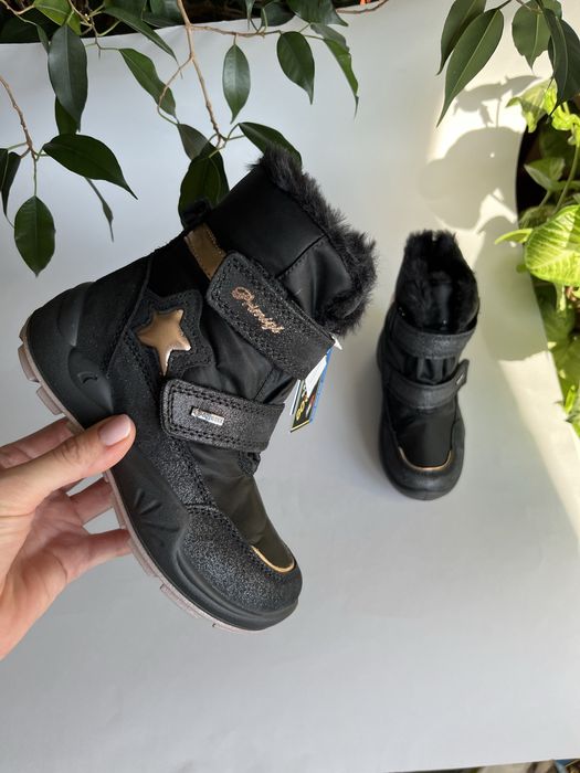 зимові черевики 25р. 16,5см Primigi водонепроникні термо ботинки gore