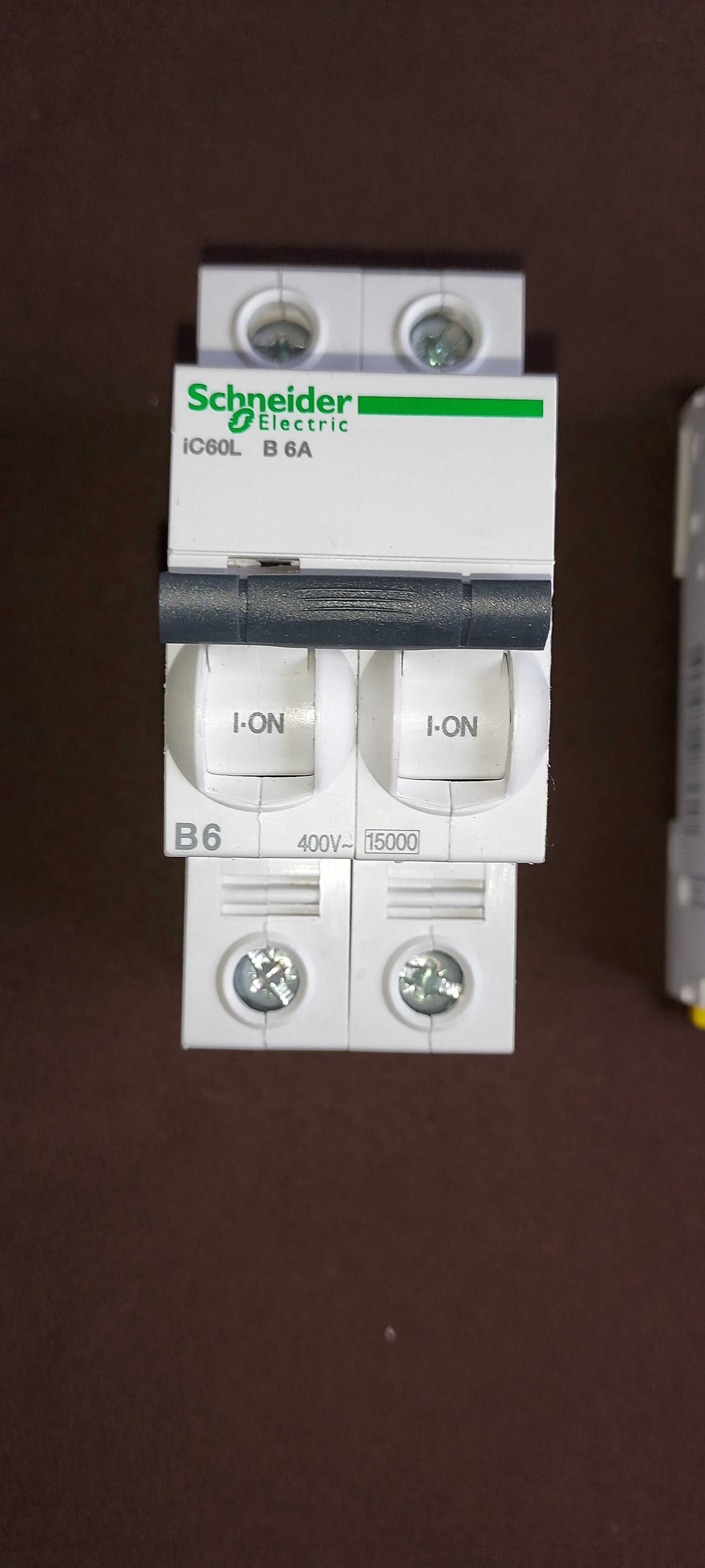 Wyłącznik nadprądowy 2P B 6A 15kA AC iC60L-B6-2 8szt.