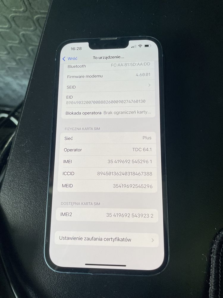 Iphone 13 85% Kondycji Baterii