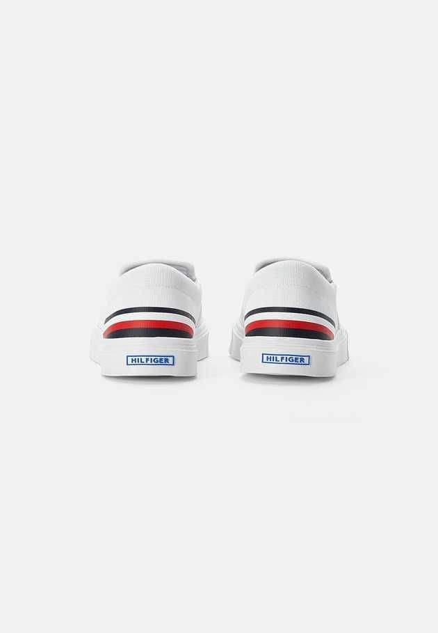 OKAZJA Tommy Hilfiger białe wsuwane buty trampki slip-on sklep 339zł