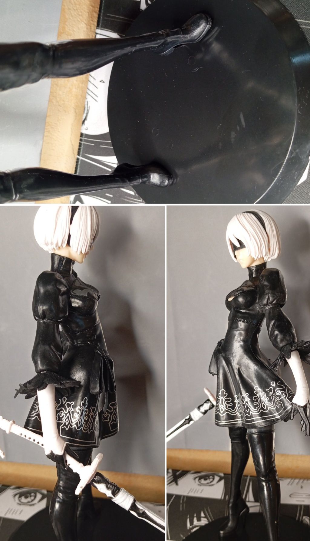 Большая аниме фигурка 1/6 29см 2Б коллекционная Anime figure колекційн