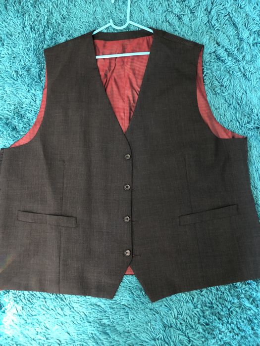 Czarna garniturowa kamizelka meska w bdb stanie uniwersalna