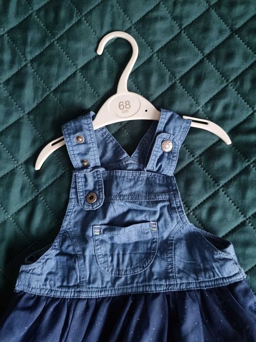 Sukienka na szelkach rozm 92