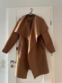 Wełniany płaszcz trencz narzutka Uplander 34 36