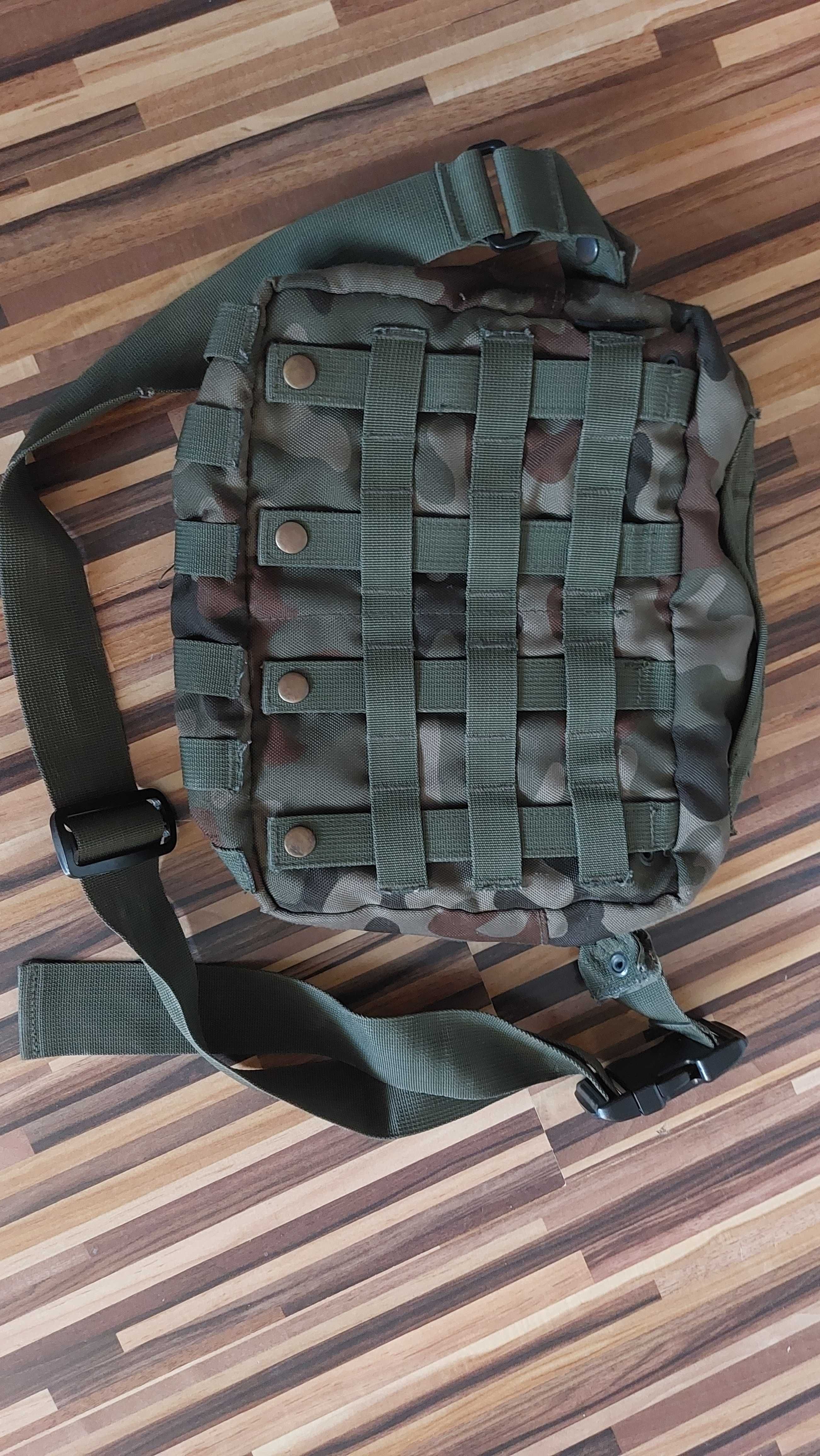 Torba moro taktyczna 30 x 25 cm pasek na ramię
