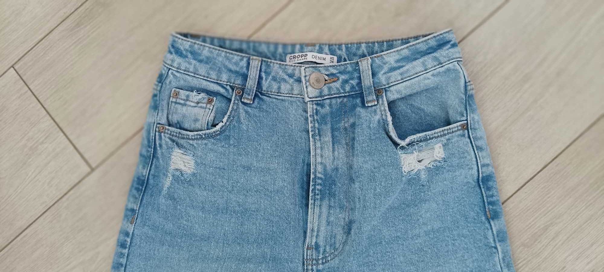 Jeansy CROPP XS 34