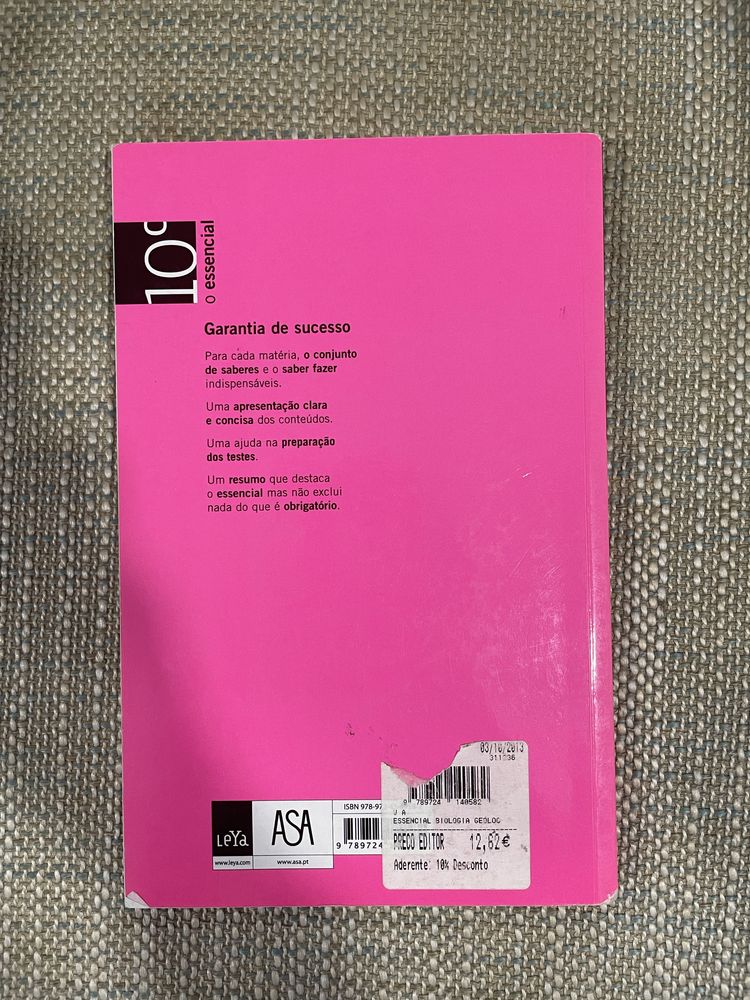 Livro de apoio de Biologia 10 ano
