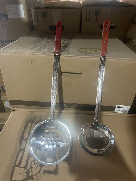 Шумовка та ополонник узбецкий професійний 47см