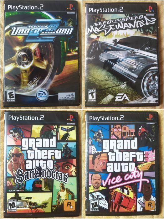 Комплект Найкращих Ігор для Sony PlayStation 2/PS2/ПС2.