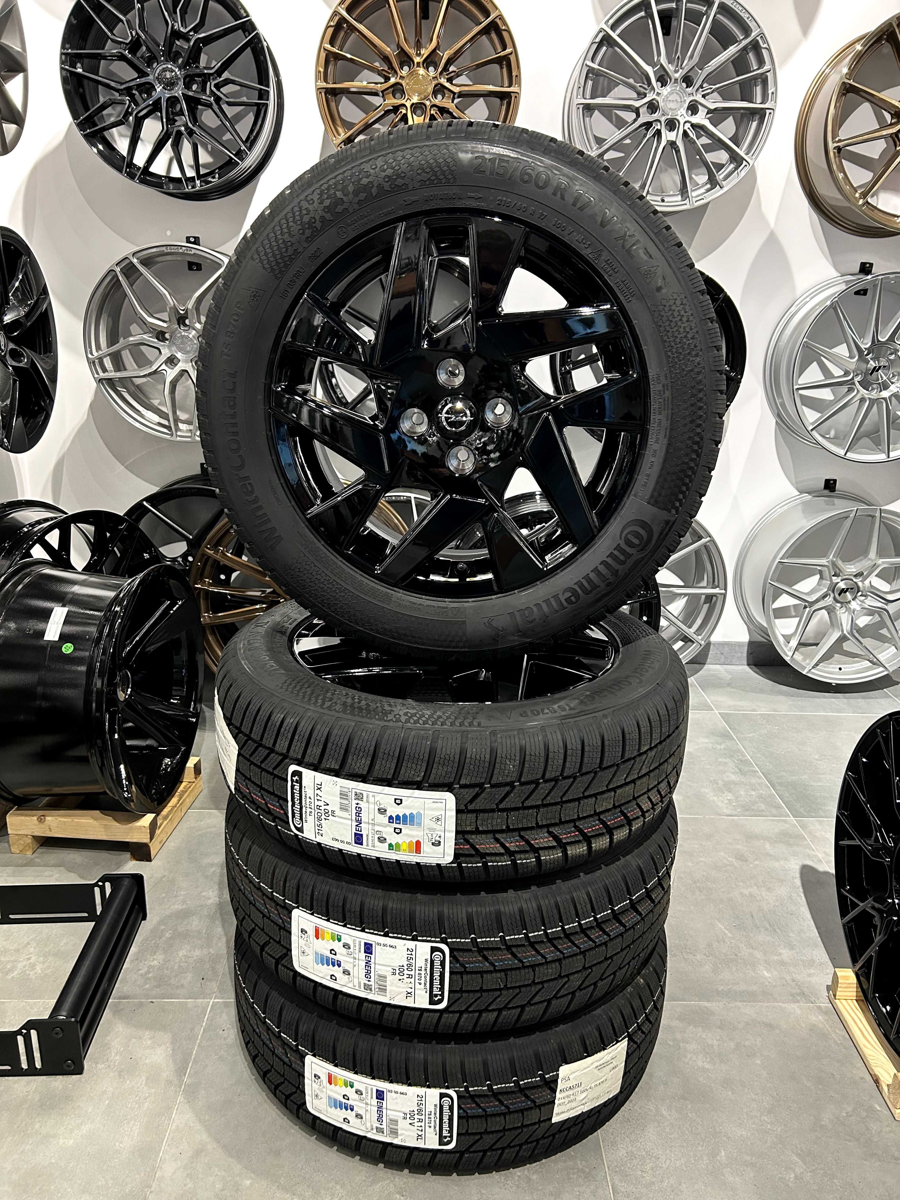 Oryginalne koła zimowe 17 4x108 ET32 Opel MOKKA II B Continental