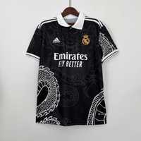 Real Madrid Black Dragon Adidas Polo